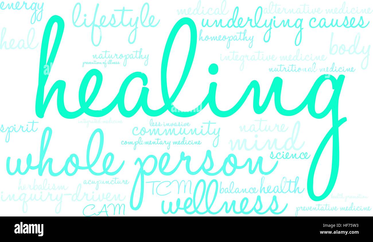 Healing Word Cloud Stock Vector Image & Art Alamy