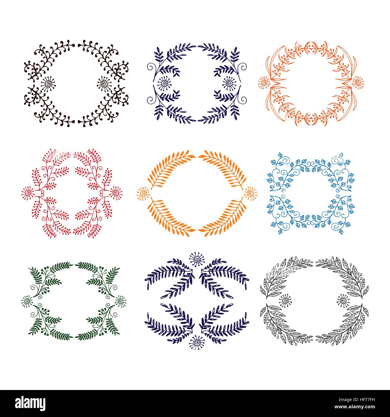 set of graphical design elements Stock Vector Image & Art - Alamy