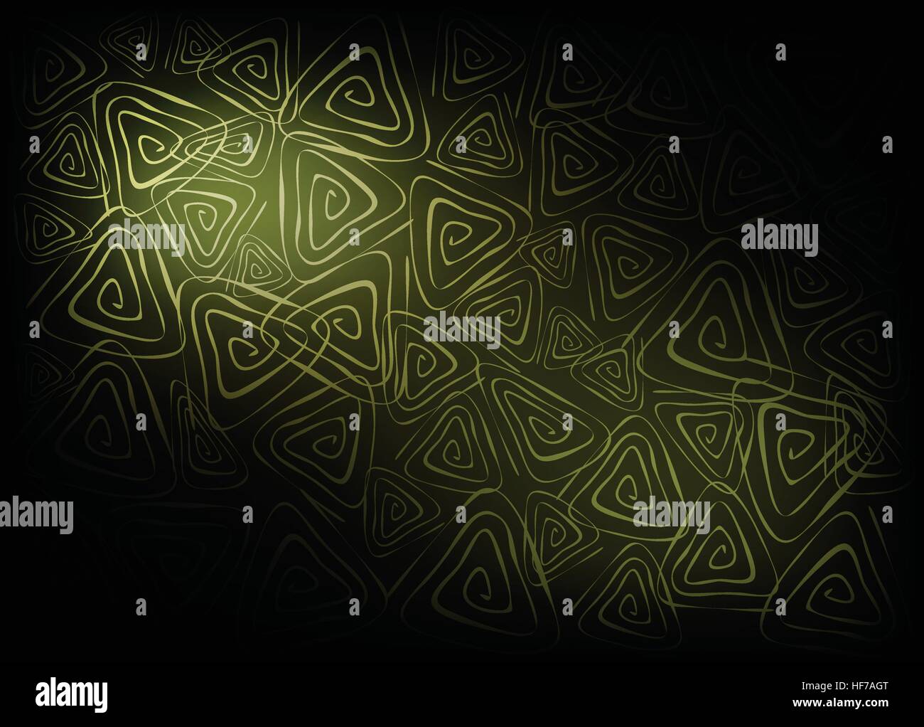 Illustration of Beautiful Green Vintage Texture Wallpaper Background
