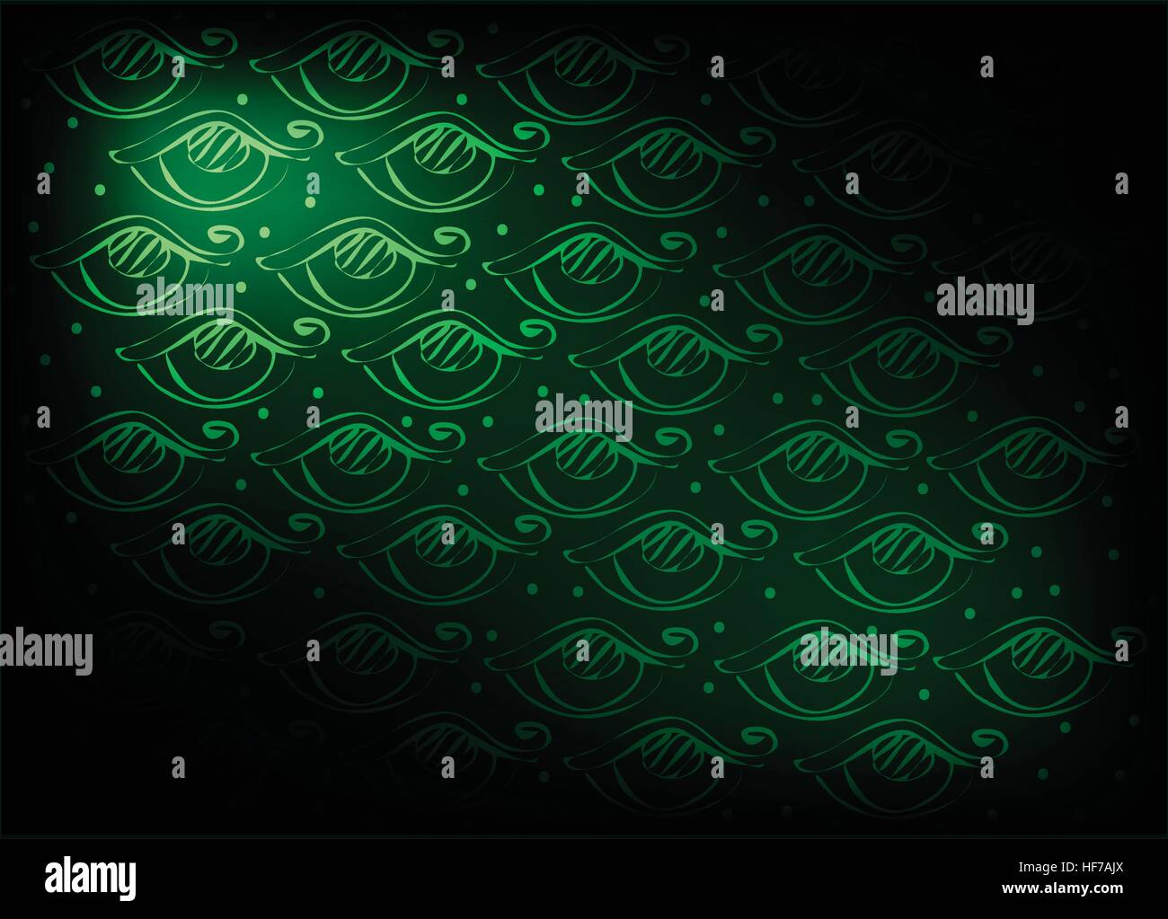 Illustration of Beautiful Green Vintage Texture Wallpaper Background