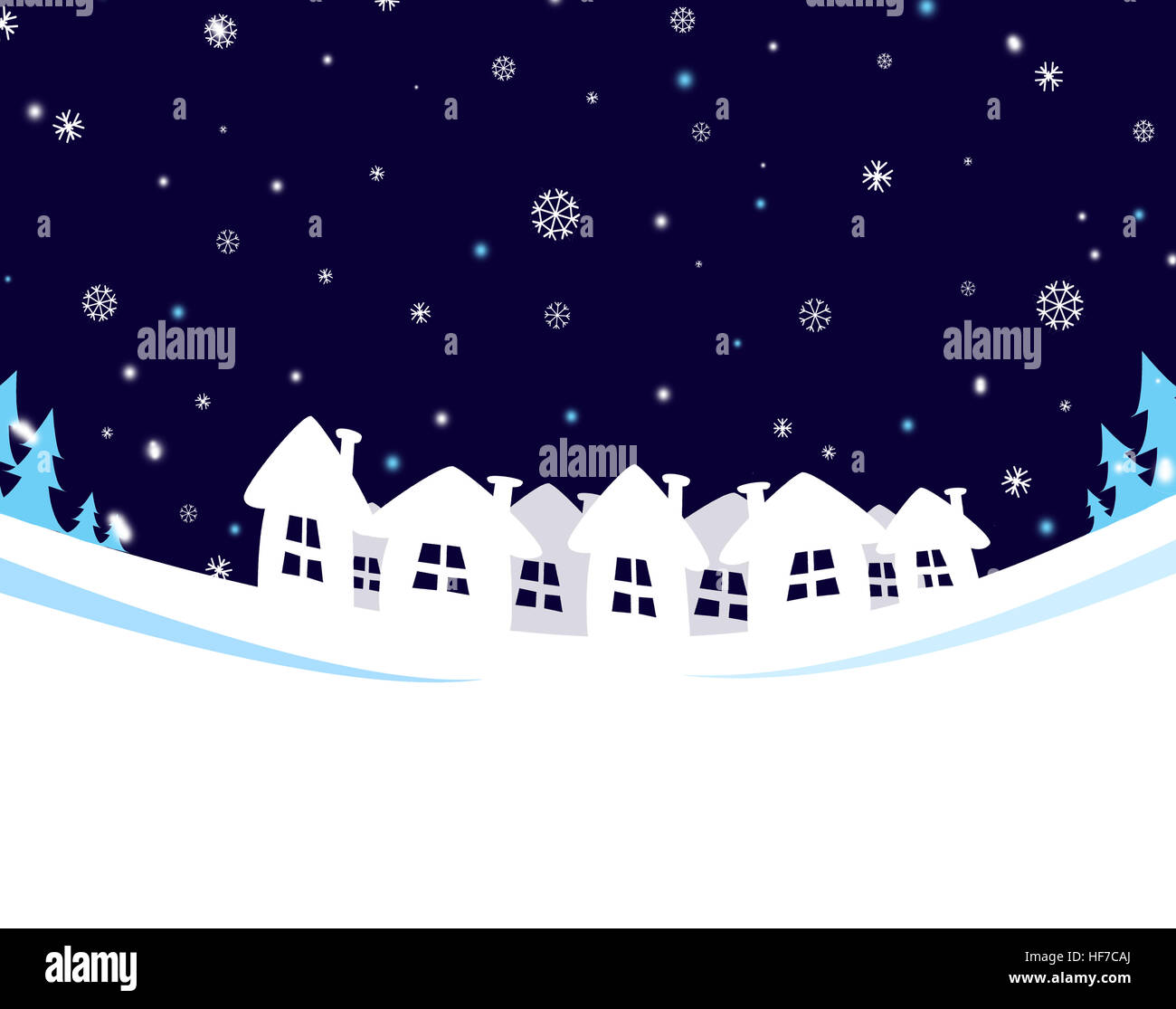 Line drawing winter landscape winter hi-res stock photography and ...
