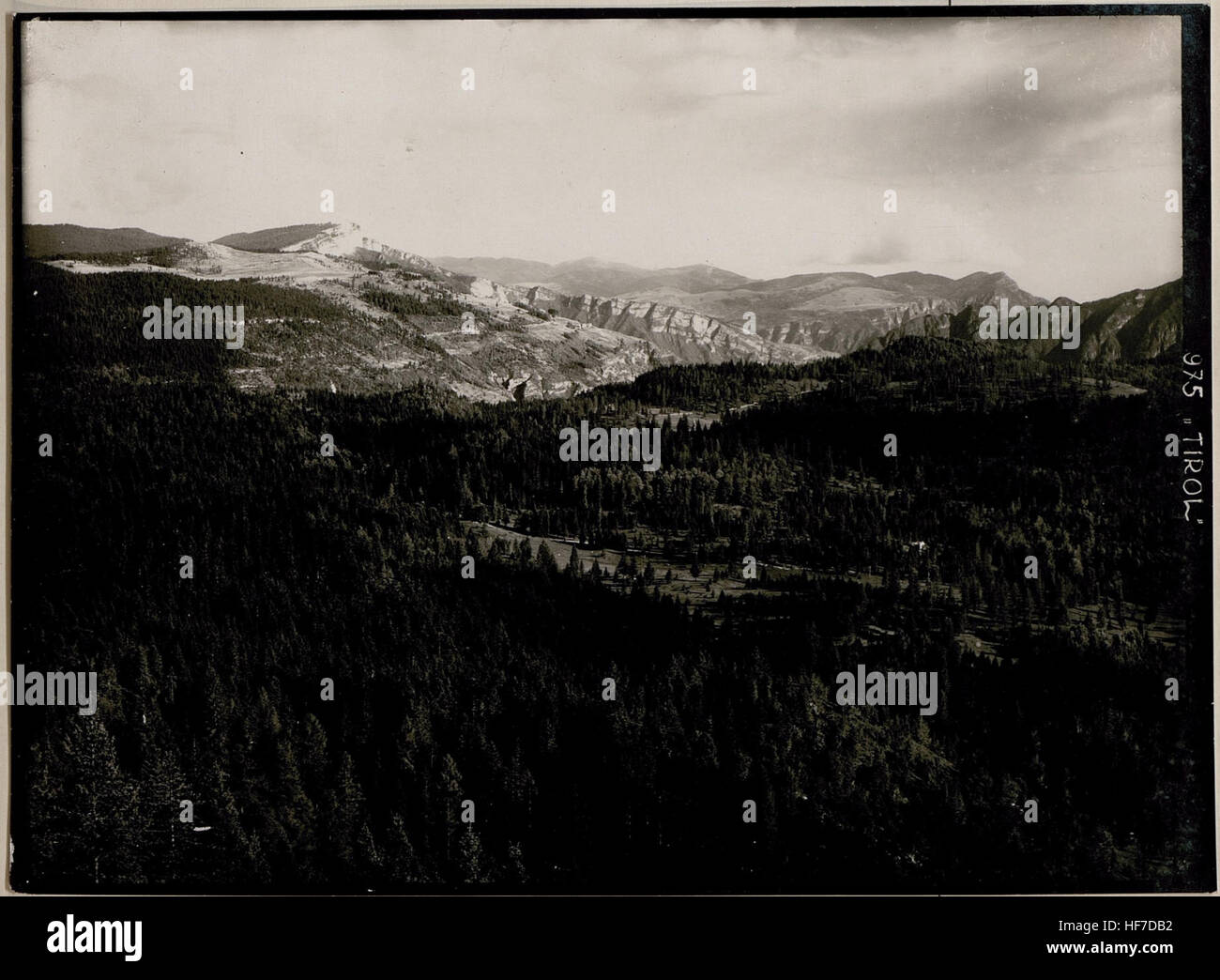European Battlefields First bombardment of Lafraun and Vielgereuth, World War I, historical ...