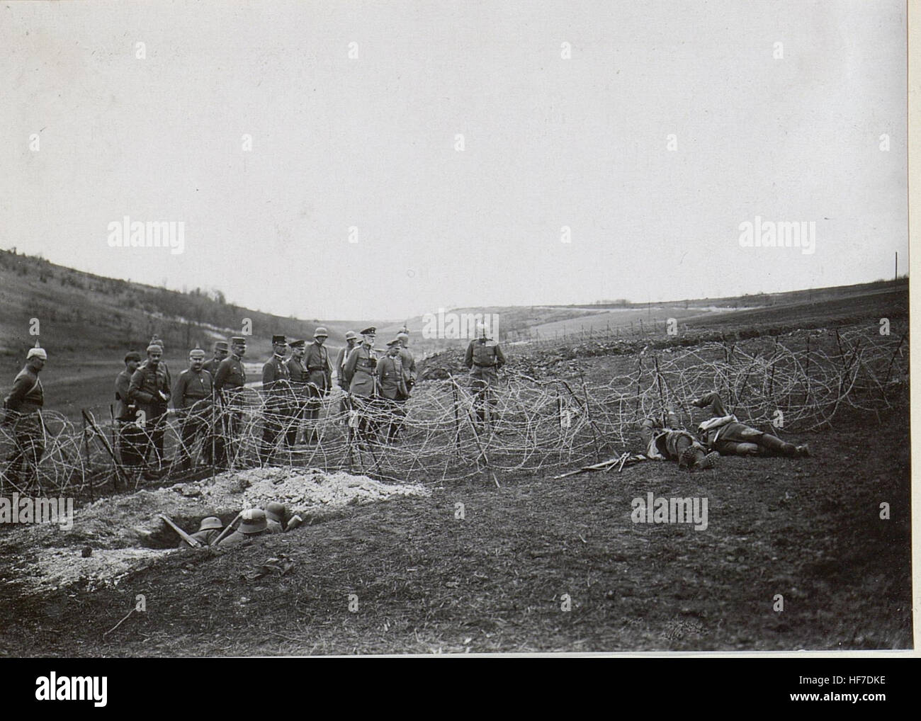 German stormtroopers training in obstacle crossing at Lipica Gorna ...