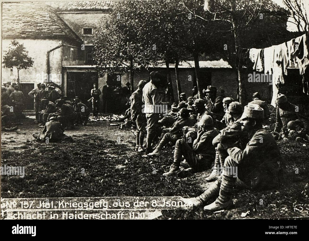 Captured Italian prisoners of war from the 8th Isonzo battle, First ...