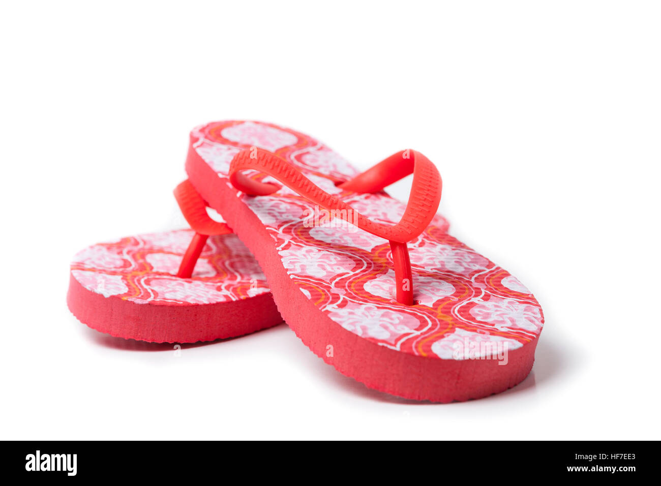 Flip Flop Sandals isolated on white background Stock Photo - Alamy