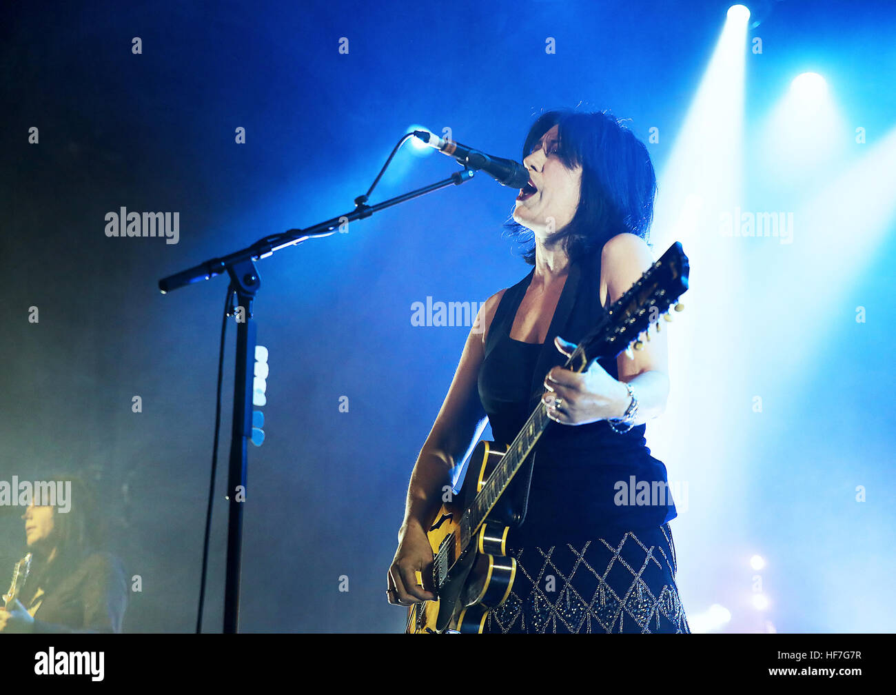 Lush Performing Their Last Ever Gig At Manchester Academy Featuring Lush Miki Berenyi Where Manchester United Kingdom When 25 Nov 16 Stock Photo Alamy