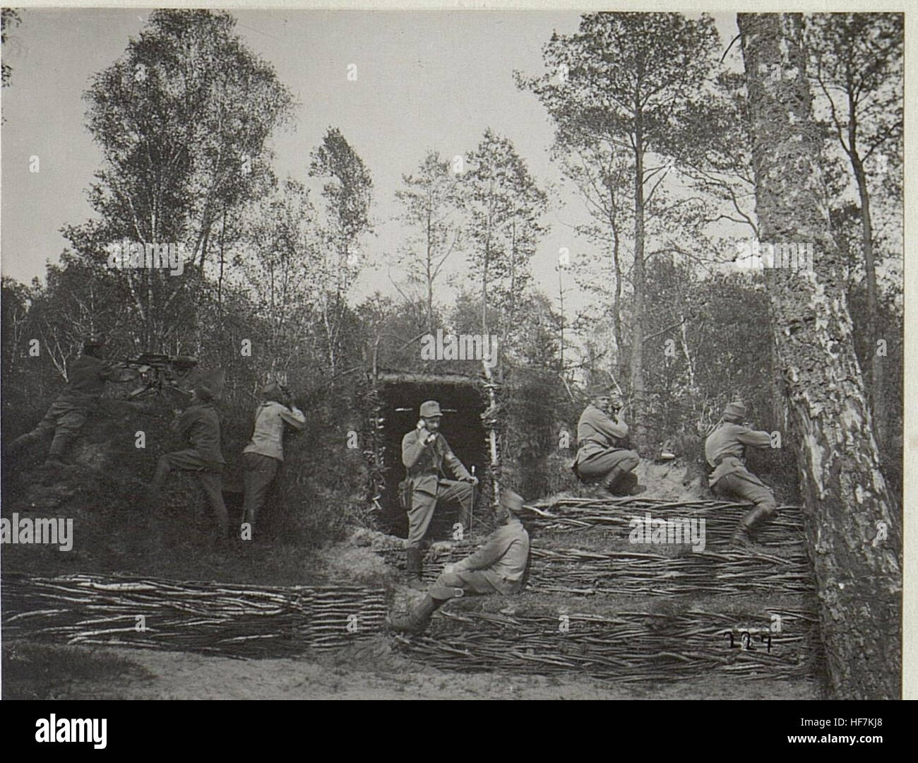 This image is part of the 'Kriegsalbum 95' collection from World War I ...