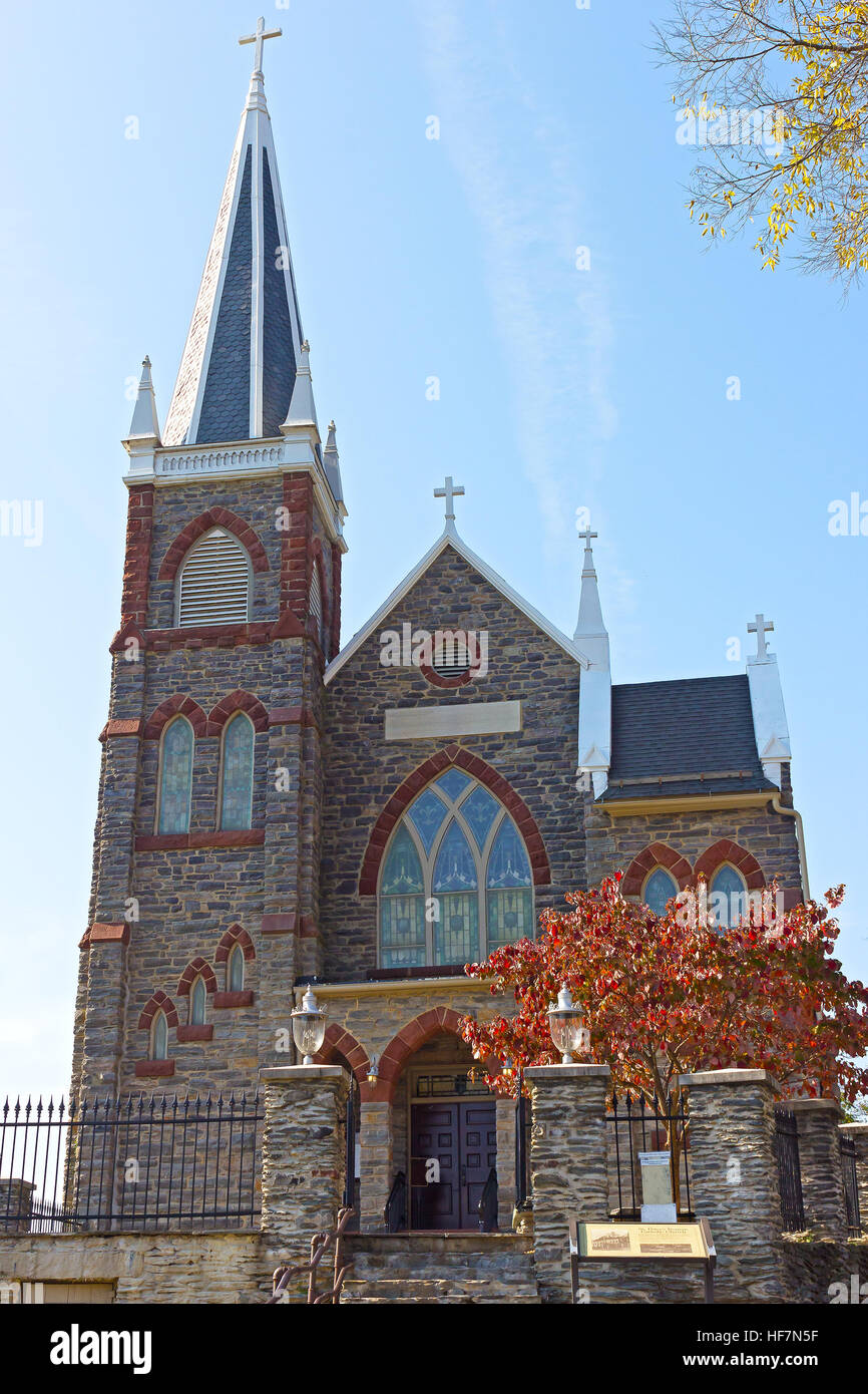 St. Peter's Roman Catholic Church in Harpers Ferry, West Virginia, USA ...