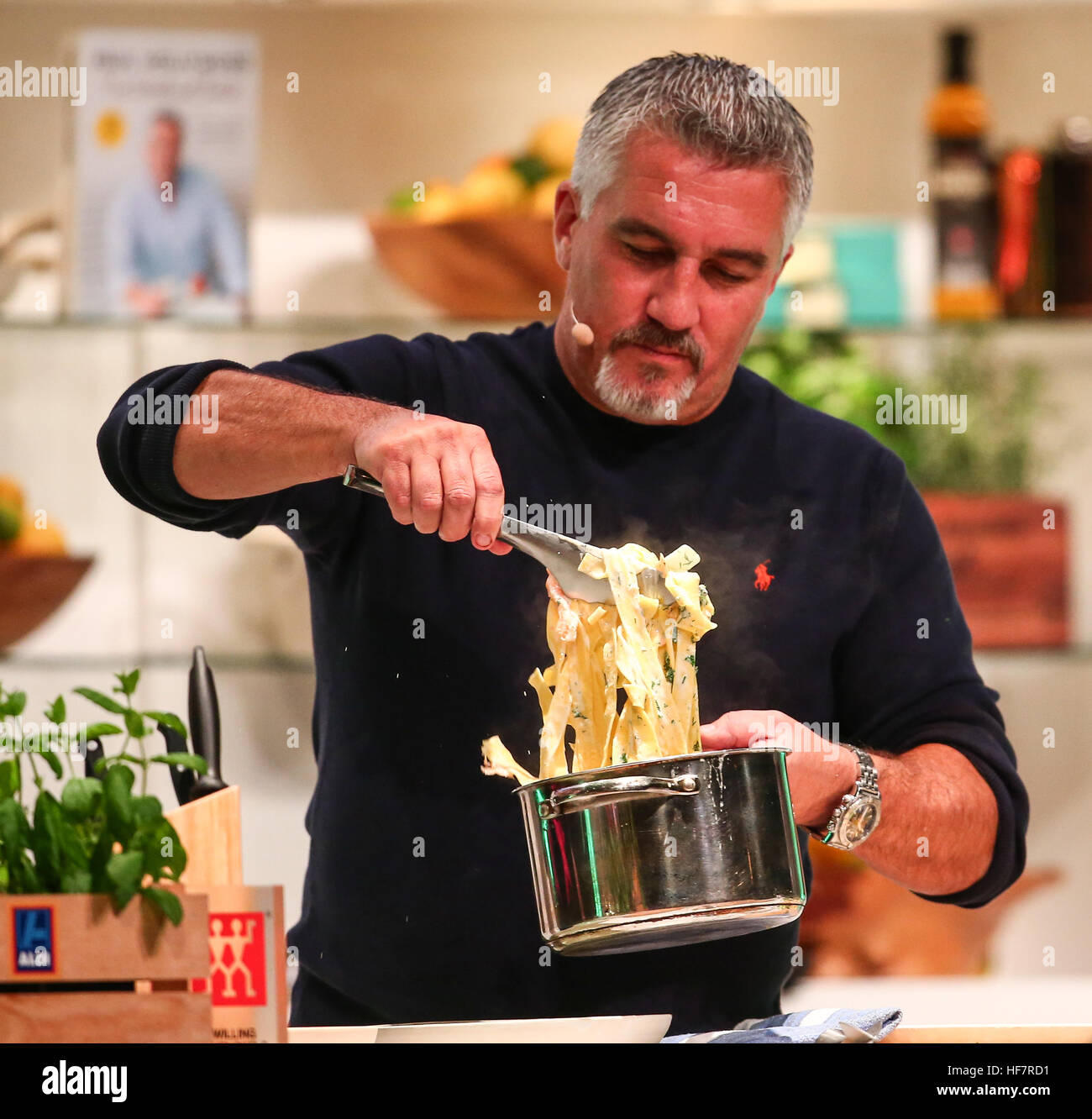 The BBC Good Food Show Mary Berry and Paul Hollywood give a cookery