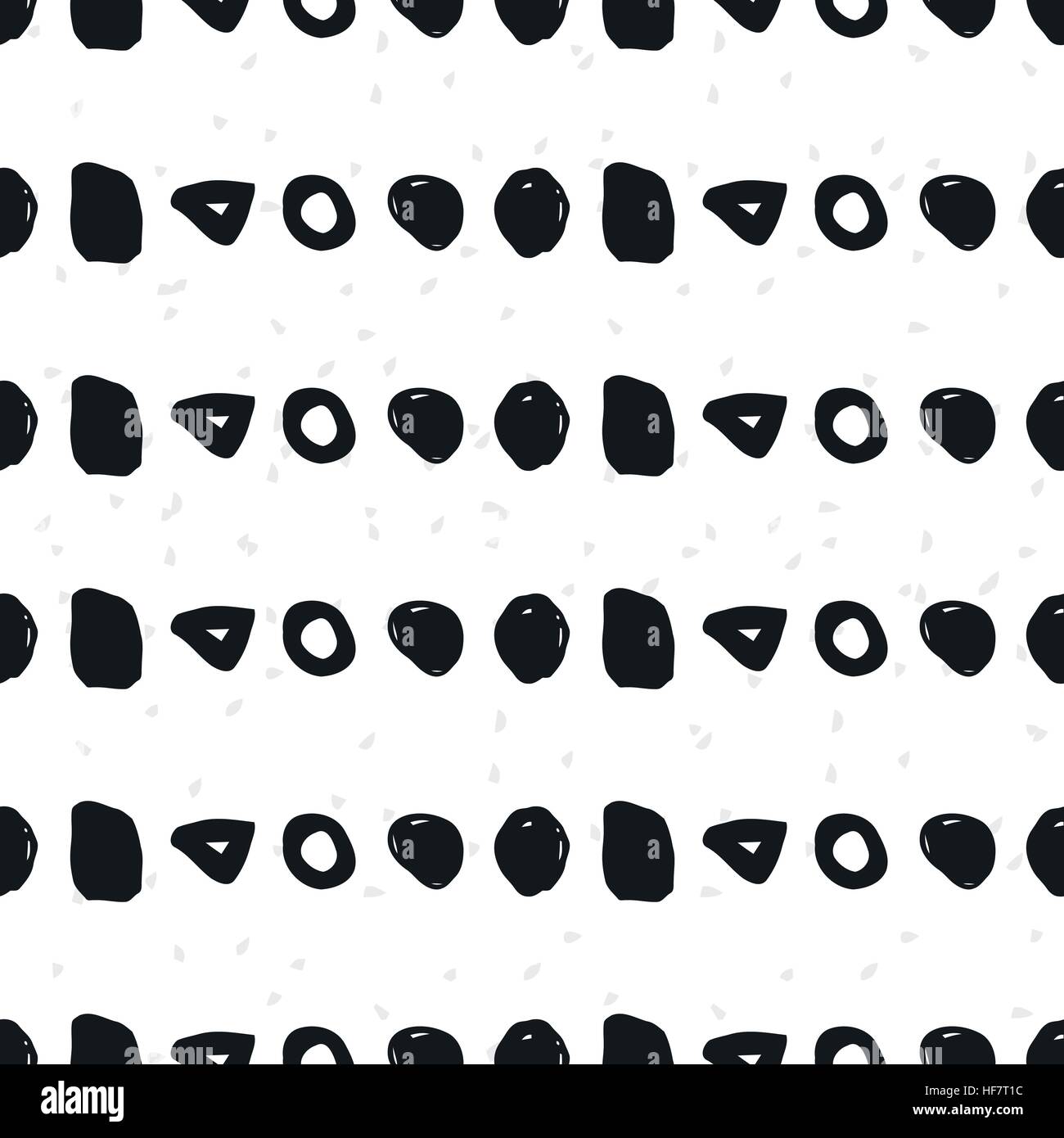 Hand-drawn geometric seamless pattern Stock Vector Image & Art - Alamy