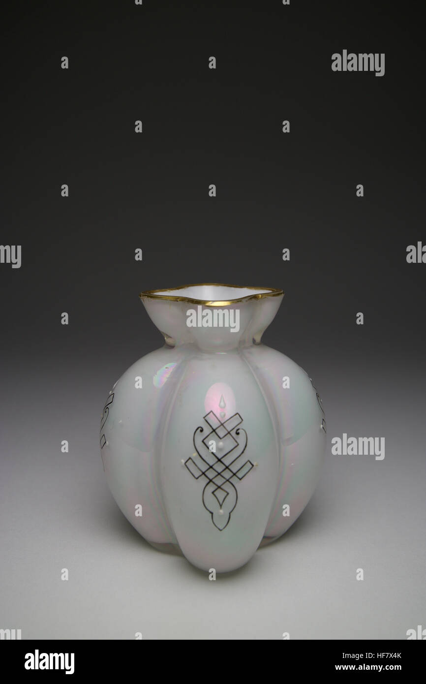 Antique iridescent glass posy vase hires stock photography and images Alamy