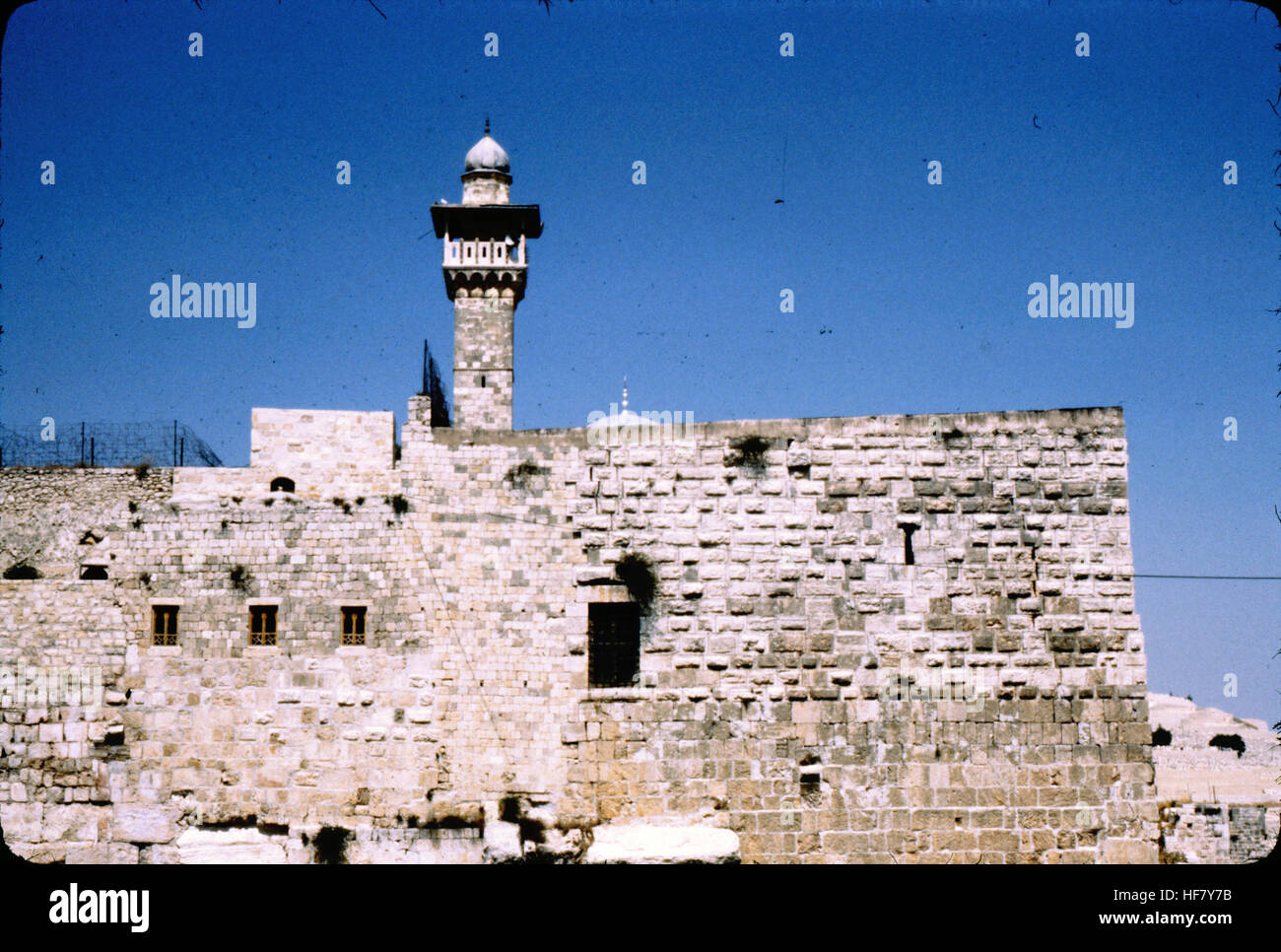 The image depicts the locations of Solomon's Temple I and II in ...