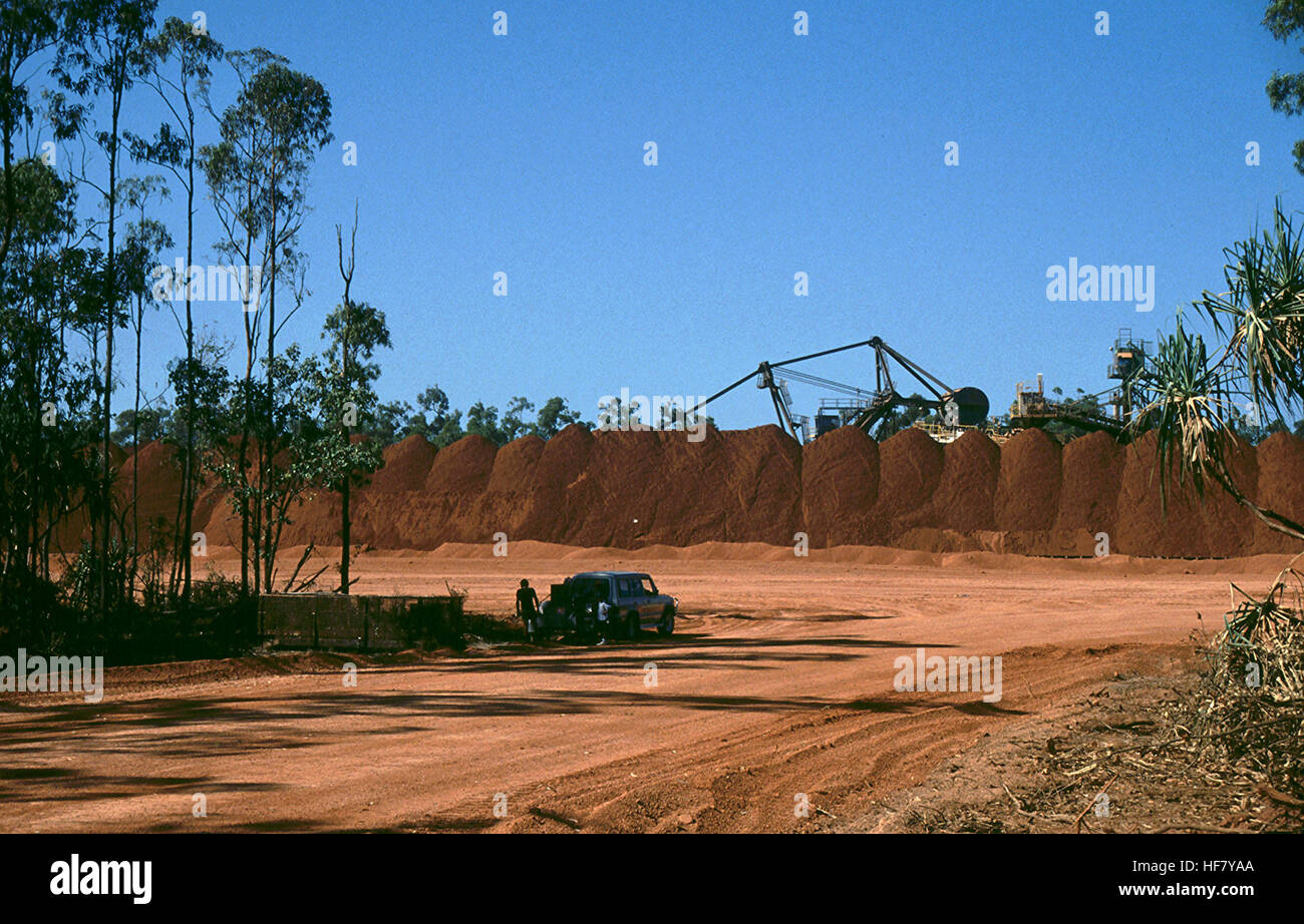 The Comalco bauxite mine; Weipa, Cape York Peninsula, Queensland