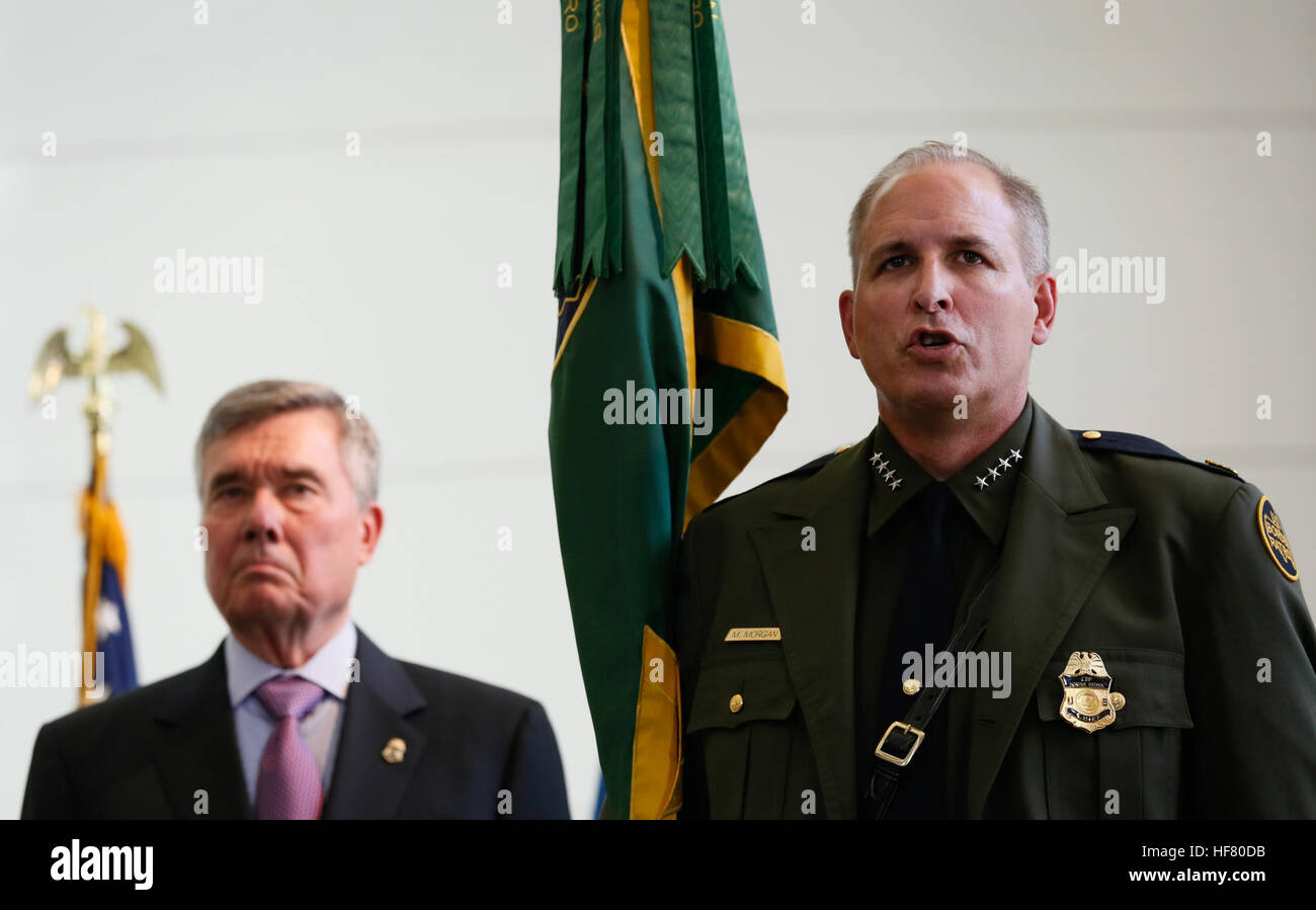 Newly appointed Chief of U.S. Border Patrol Mark issues his