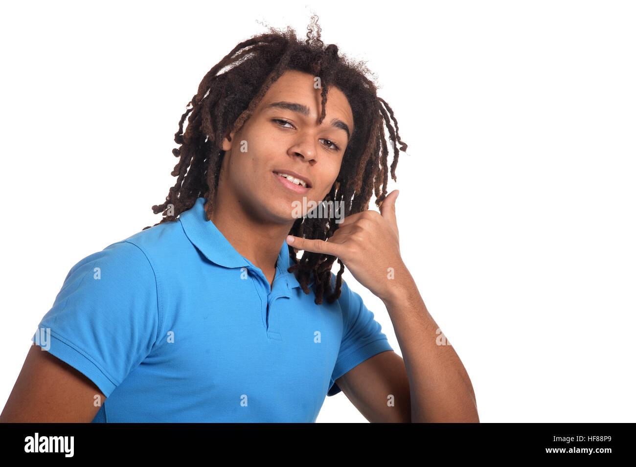 Mixed race teen boy Stock Photo Alamy