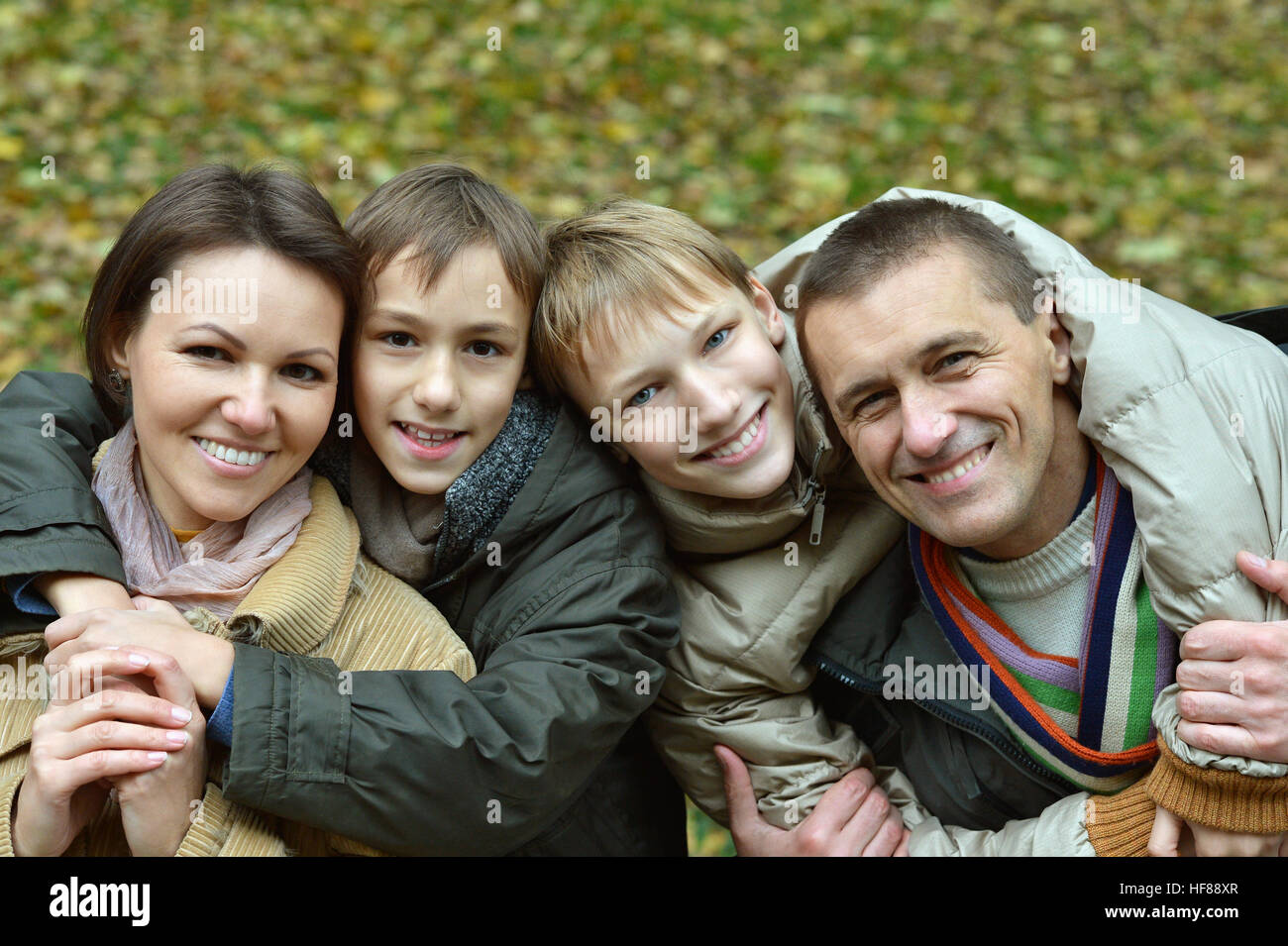 Big family together cute people hi-res stock photography and images - Alamy