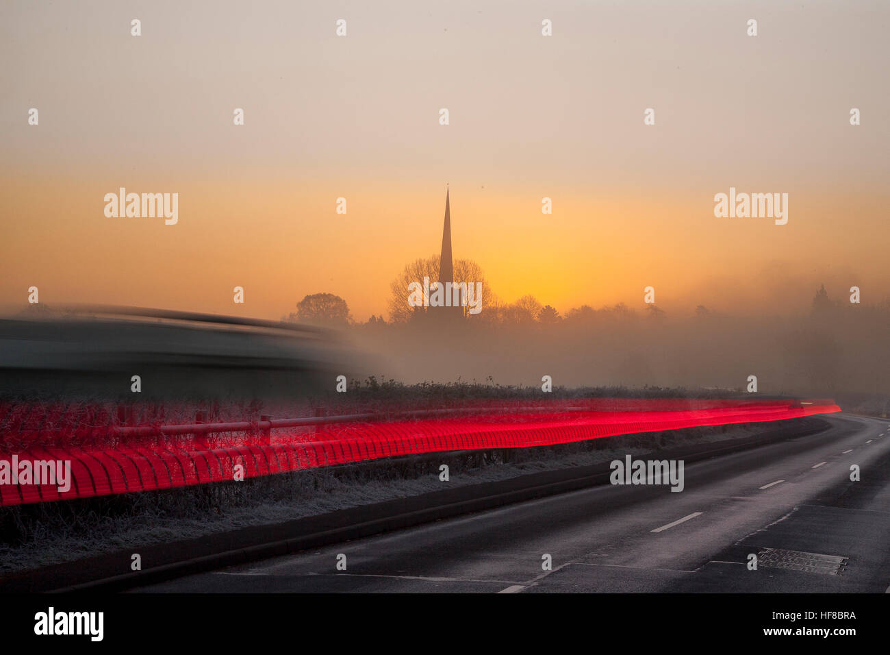 Repton, Derbyshire, UK. UK atmospheric Weather. 28th December, 2016. 3