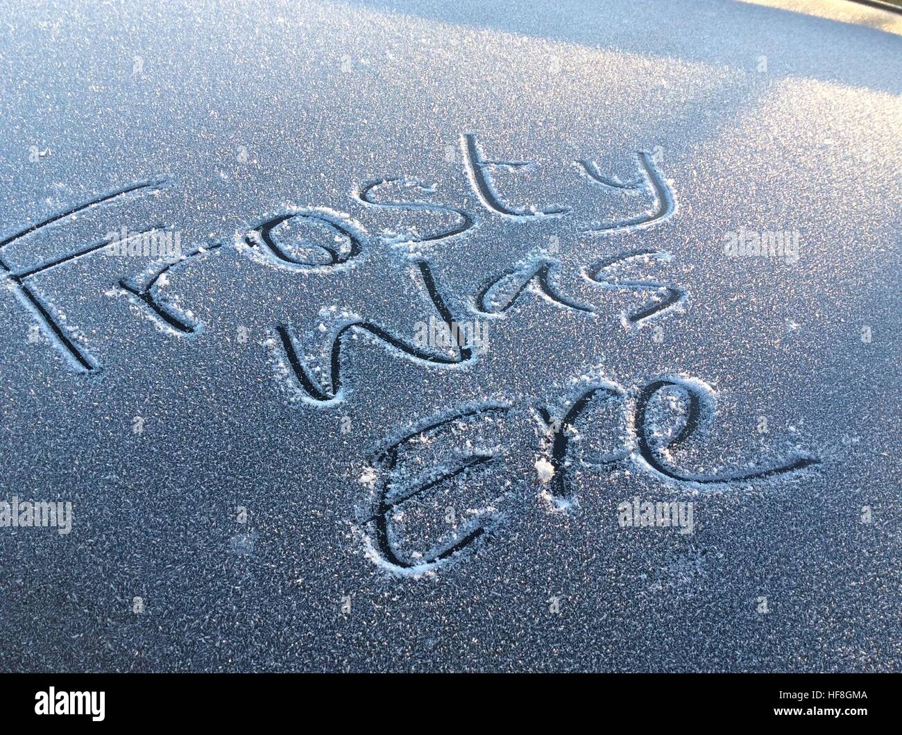 Frose Sign Frost Sign On Car