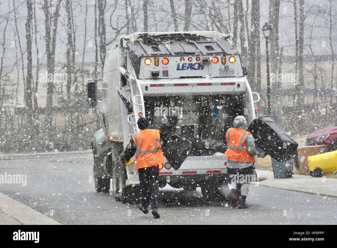 Usa garbage truck team hires stock photography and images Alamy