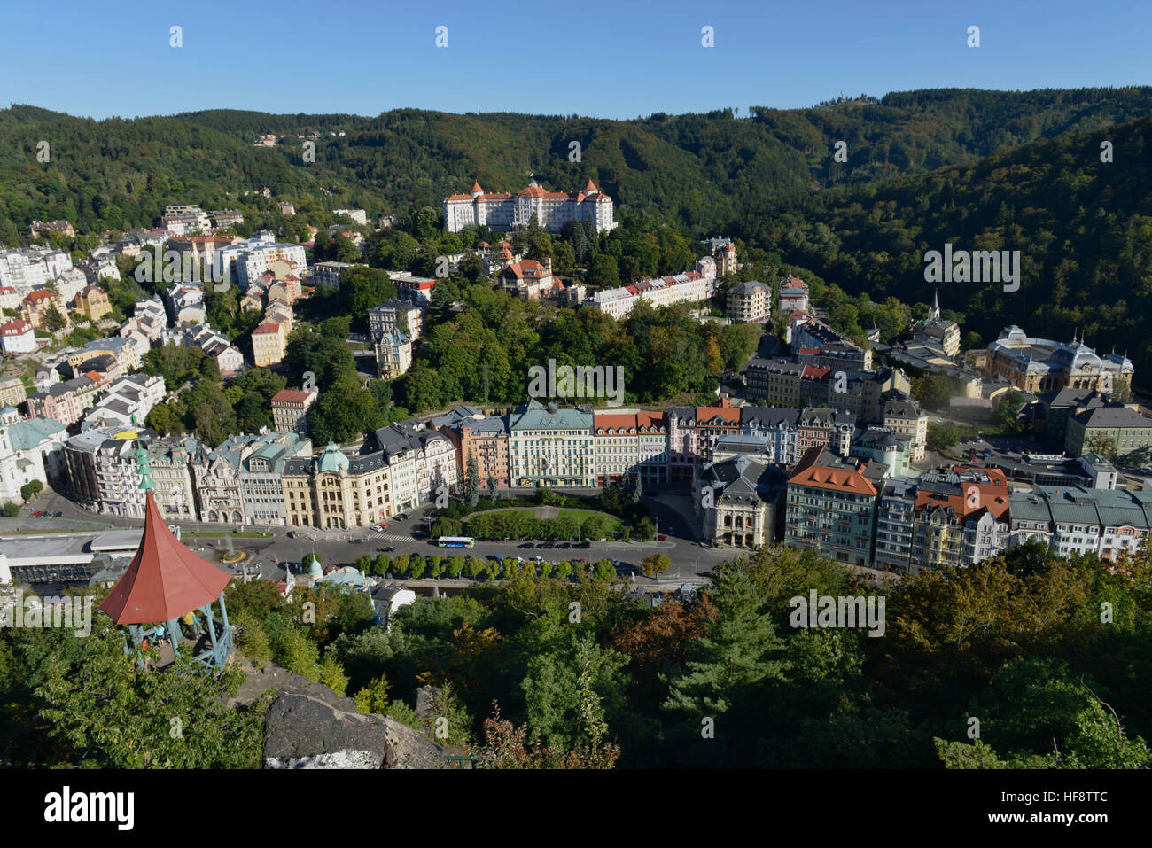 Ansicht, Karlsbad, Tschechien, View, Karl's bath, Czechia Stock Photo