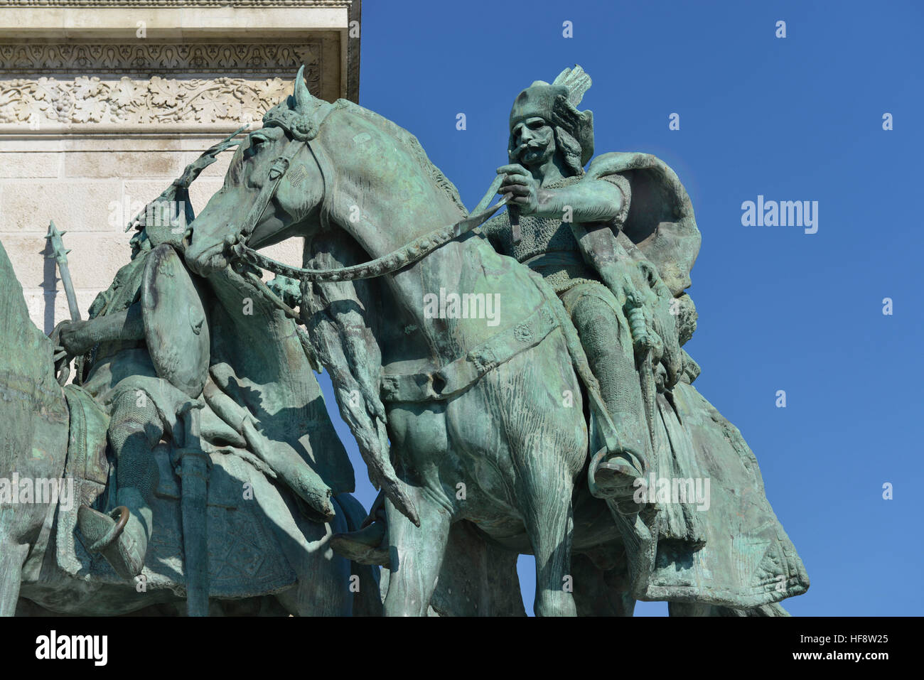 Milleniumsdenkmal, Heldenplatz, Budapest, Ungarn, heroic place, Hungary Stock Photo