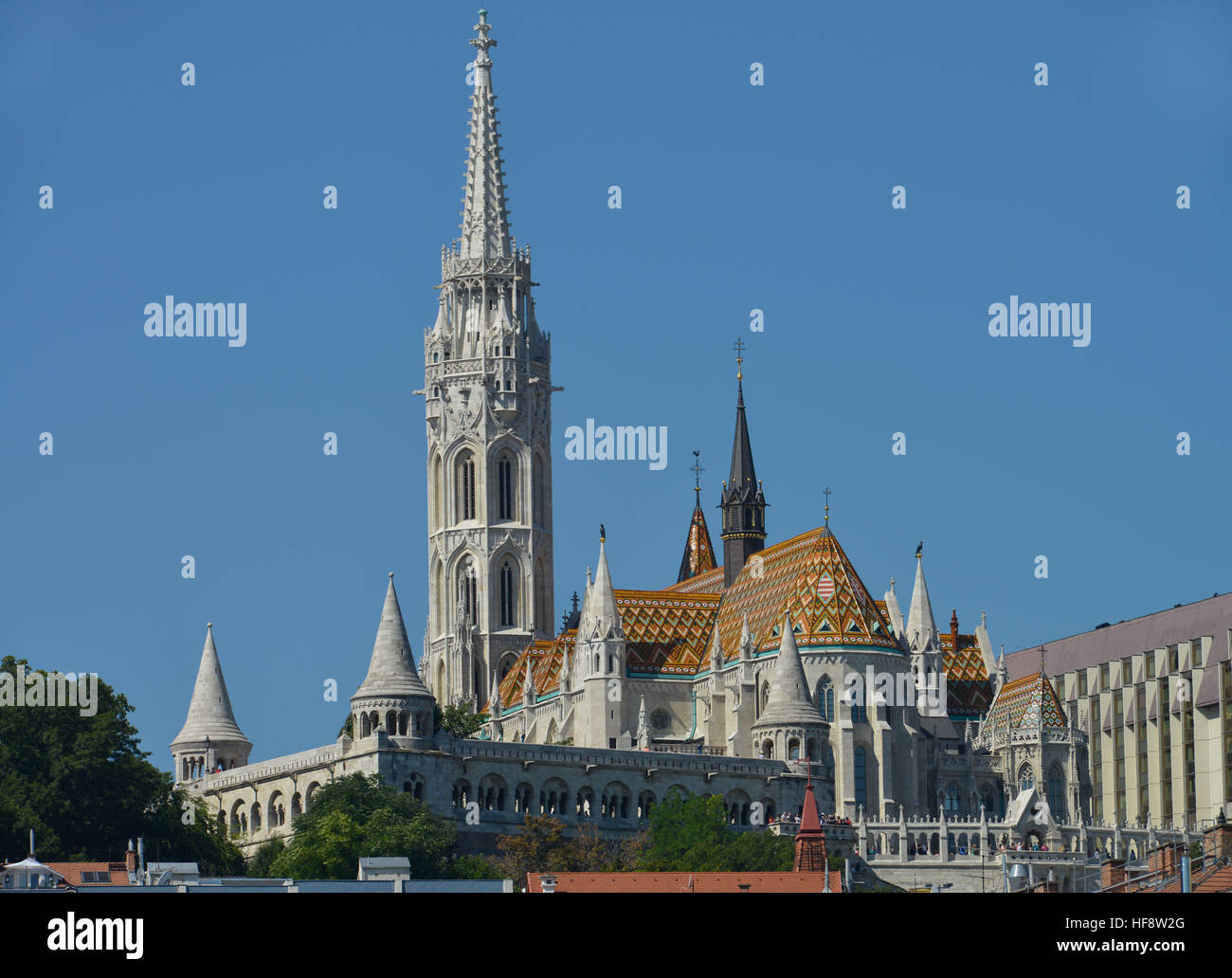 Matthiaskirche, Burgberg, Budapest, Ungarn, Matthias's church, castle mountain, Hungary Stock Photo