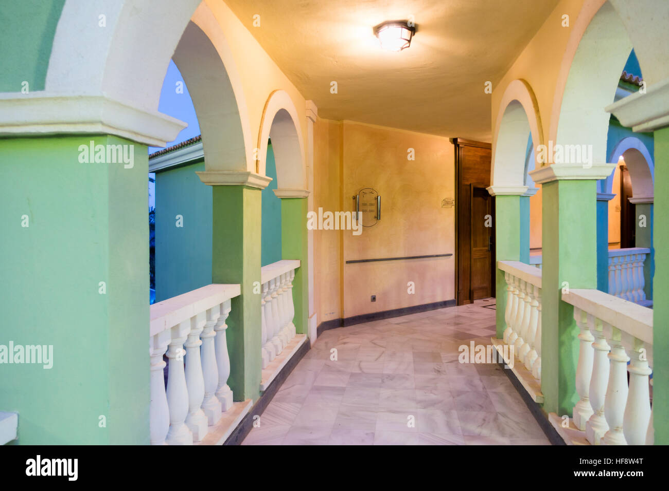 Outdoor Hallway High Resolution Stock Photography And Images Alamy
