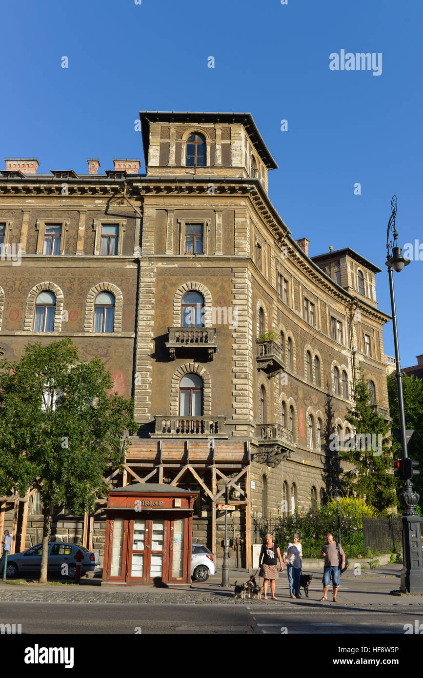 Altbau, Kodaly koeroend, Budapest, Ungarn, Old building, Hungary Stock Photo