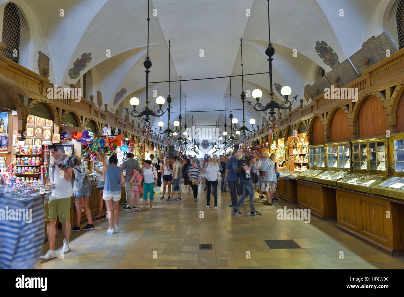 Tuchhallen, Hauptmarkt, Krakau, Polen, Cloth halls, central market, Cracow, Pole Stock Photo