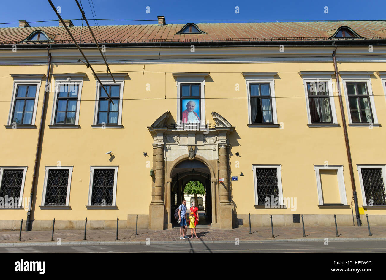Bischofspalast, Franciszkanska, Krakau, Polen, Bishop's palace, Cracow, Poland Stock Photo
