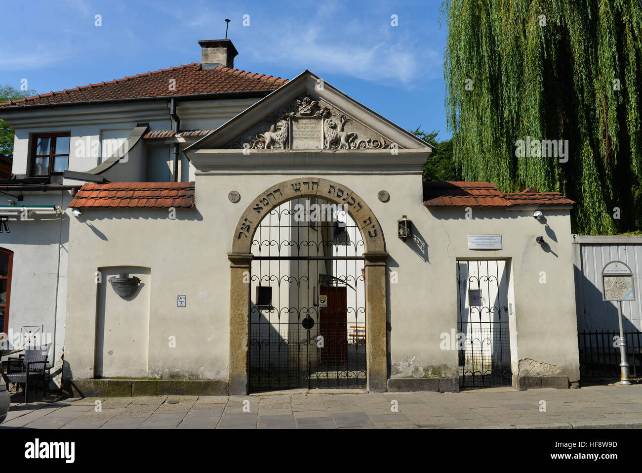 Remuh-Synagoge, Szeroka, Krakau, Polen, Remuh synagogue, Cracow, Poland Stock Photo
