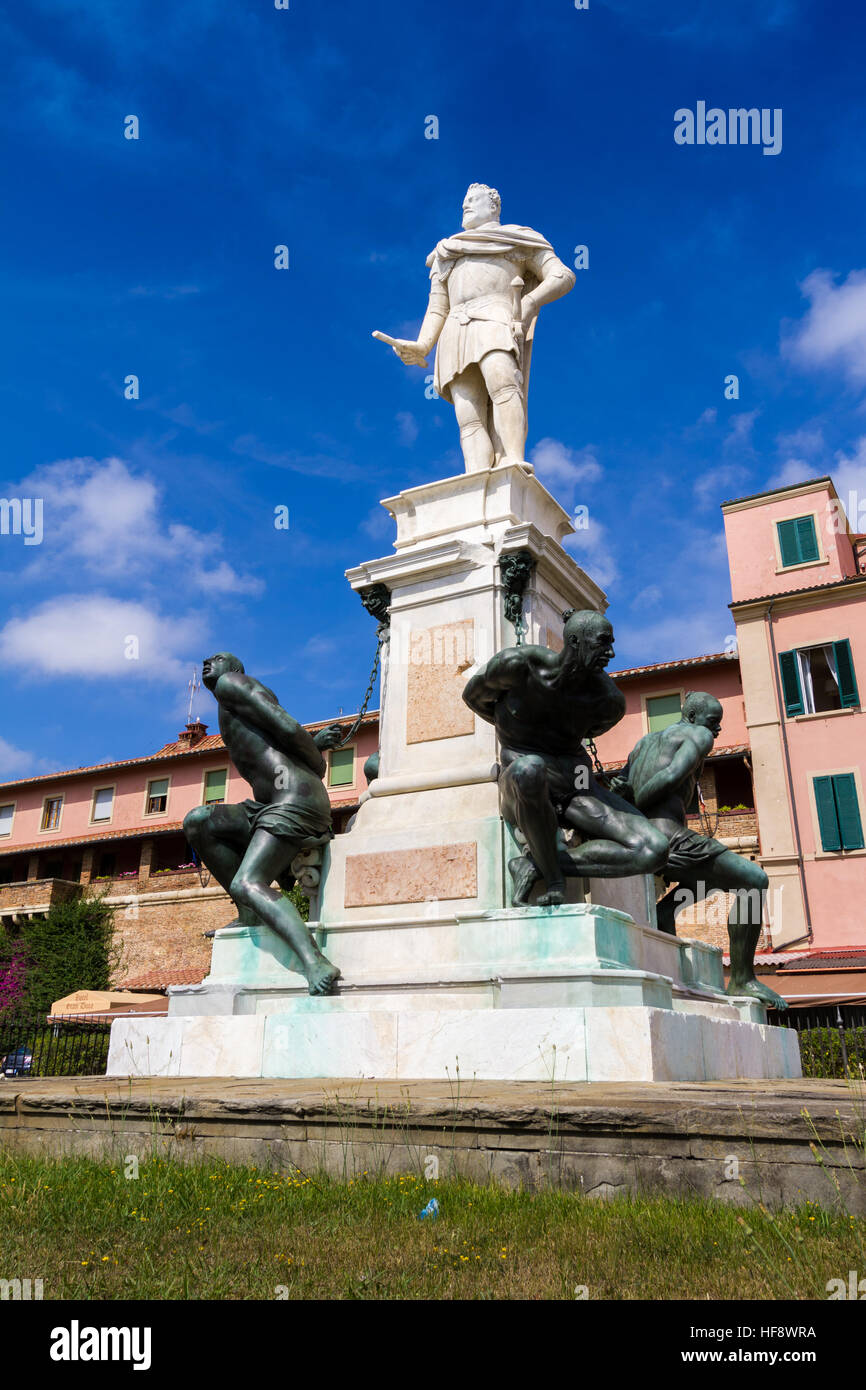 Four moors statue in livorno hires stock photography and images Alamy