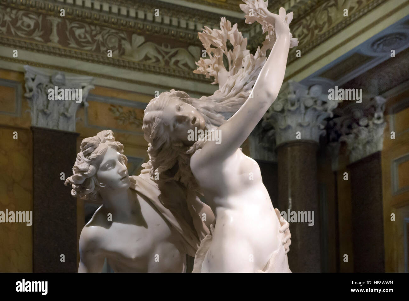Apollo and Daphne, by Bernini Galleria Borghese, Rome, Italy Stock Photo