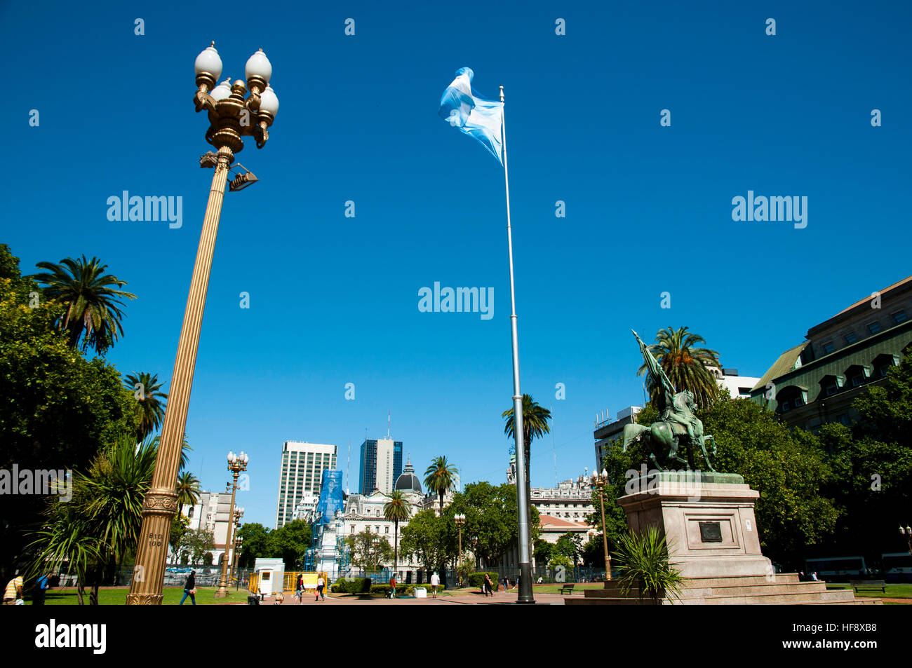 Plaza de Mayo - Buenos Aires - Argentina Stock Photo