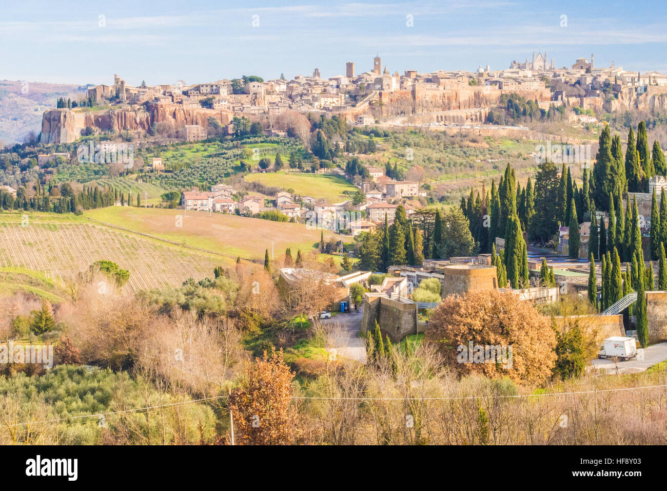 Orvieto, a city in the Province of Terni, Umbria region, Italy. Stock Photo