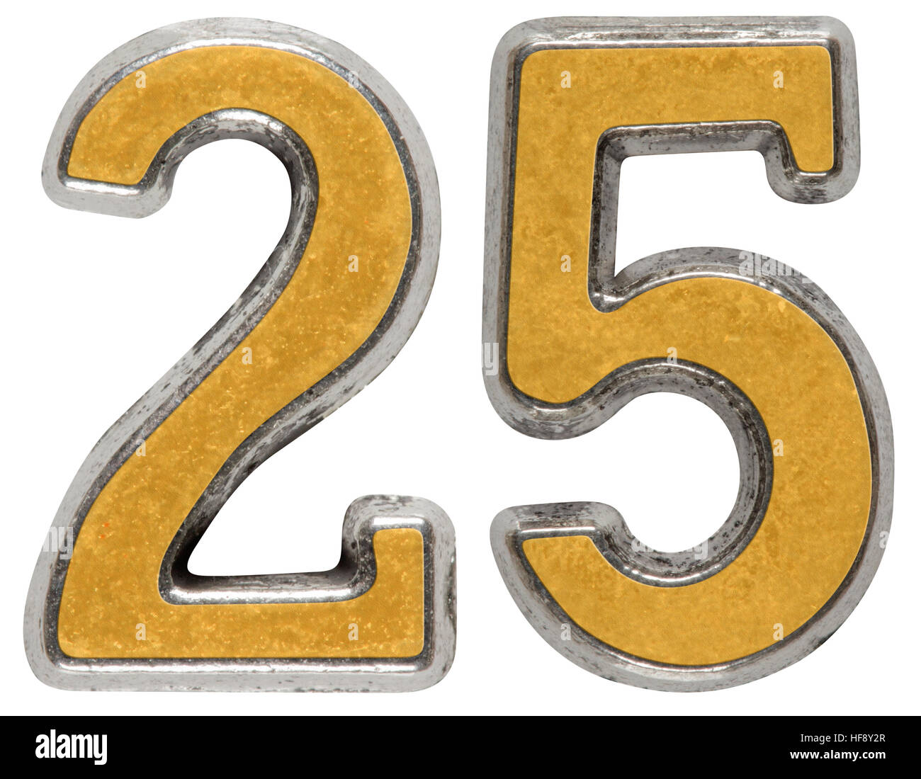 Silver number twenty five hi-res stock photography and images - Alamy