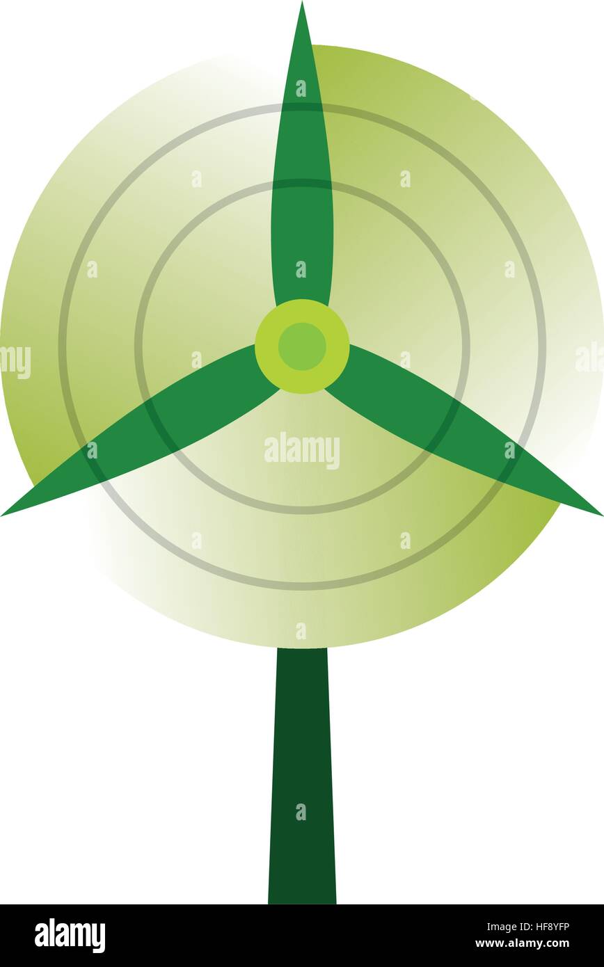 Wind turbine energy icon vector illustration graphic design Stock ...