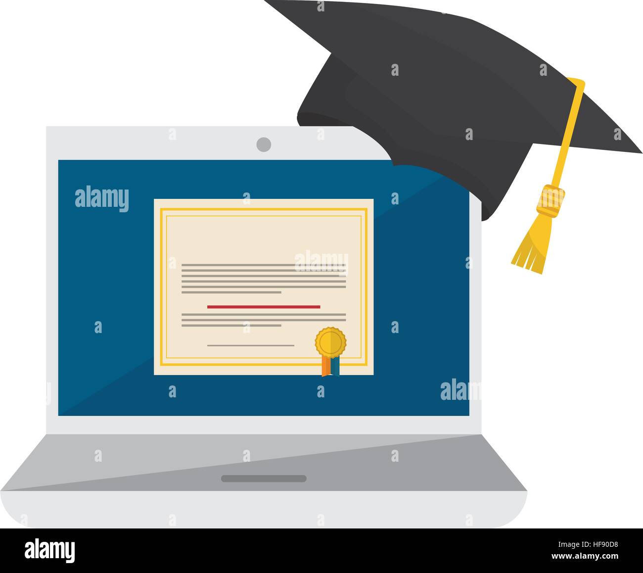 Elearning online education icon vector illustration graphic design ...