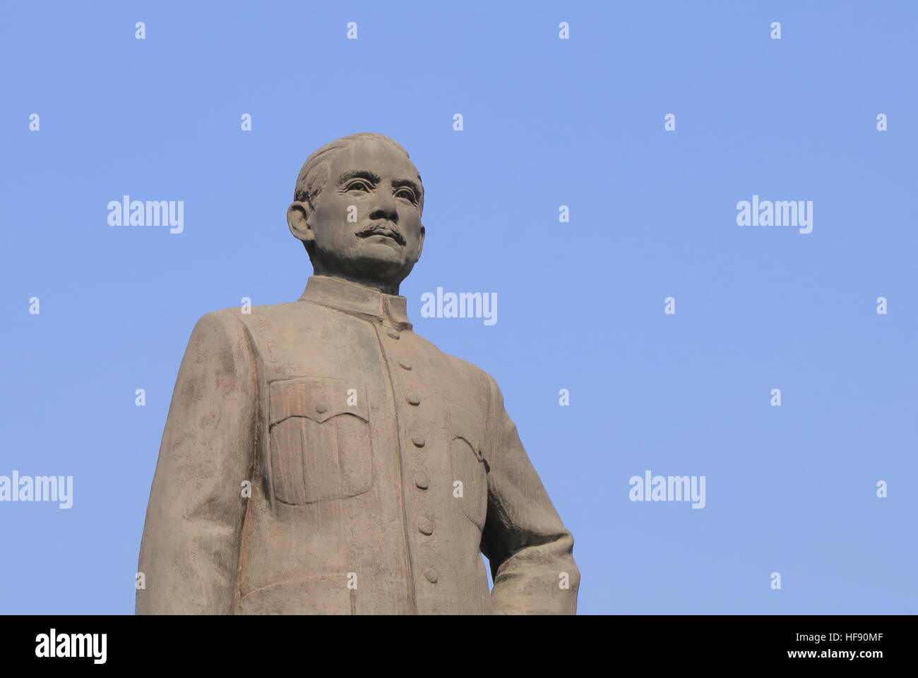 Deng Xiaoping statue at Zhongshan Park in Beijing China. Deng Xiaoping was a Chinese revolutionary and statesman and the paramount leader of China fro Stock Photo