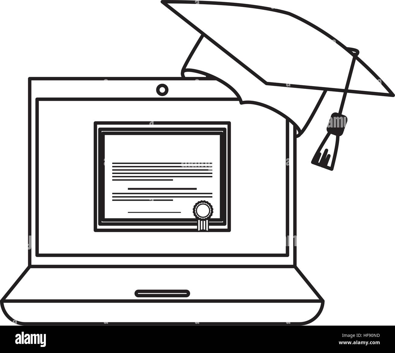 Elearning online education icon vector illustration graphic design ...