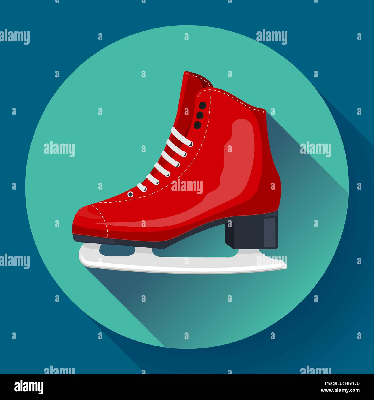 Red skate Stock Vector Images Alamy