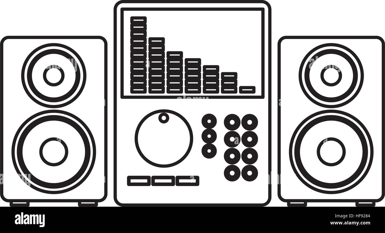 audio console professional icon vector illustration design Stock Vector ...
