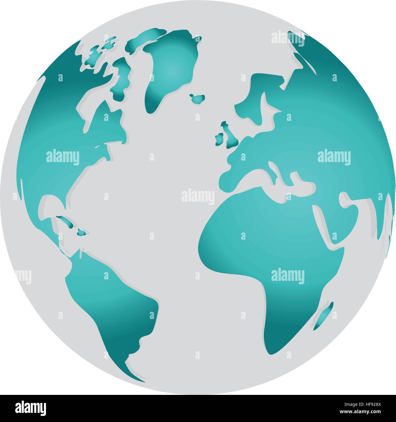 Isolated world earth Stock Vector Image & Art - Alamy