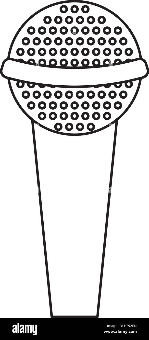 microphone retro device icon vector illustration design Stock Vector ...