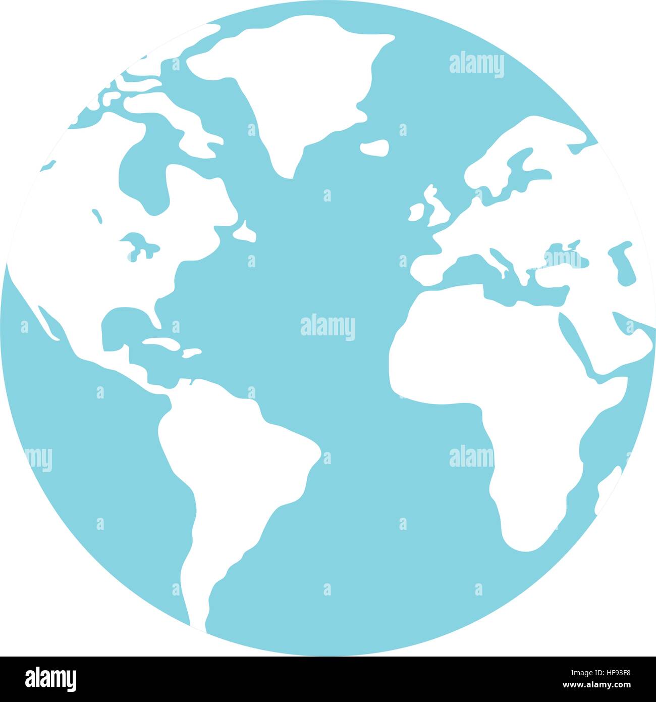 Isolated world earth Stock Vector Image & Art - Alamy