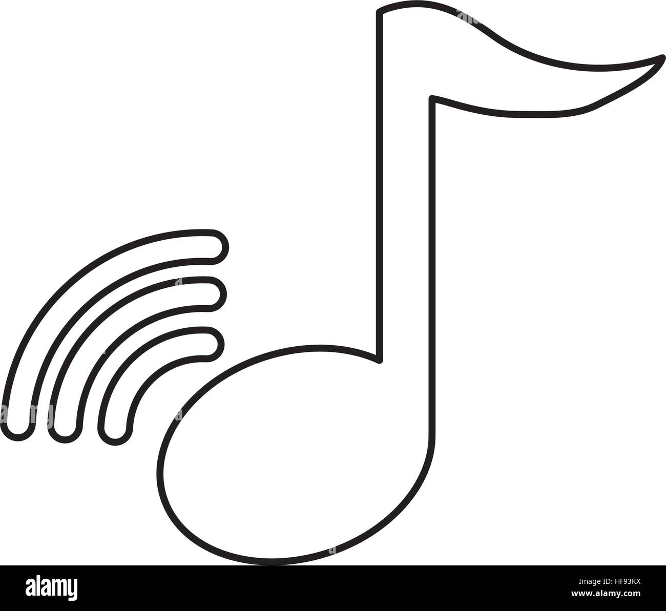 Music note symbol Stock Vector Image & Art Alamy