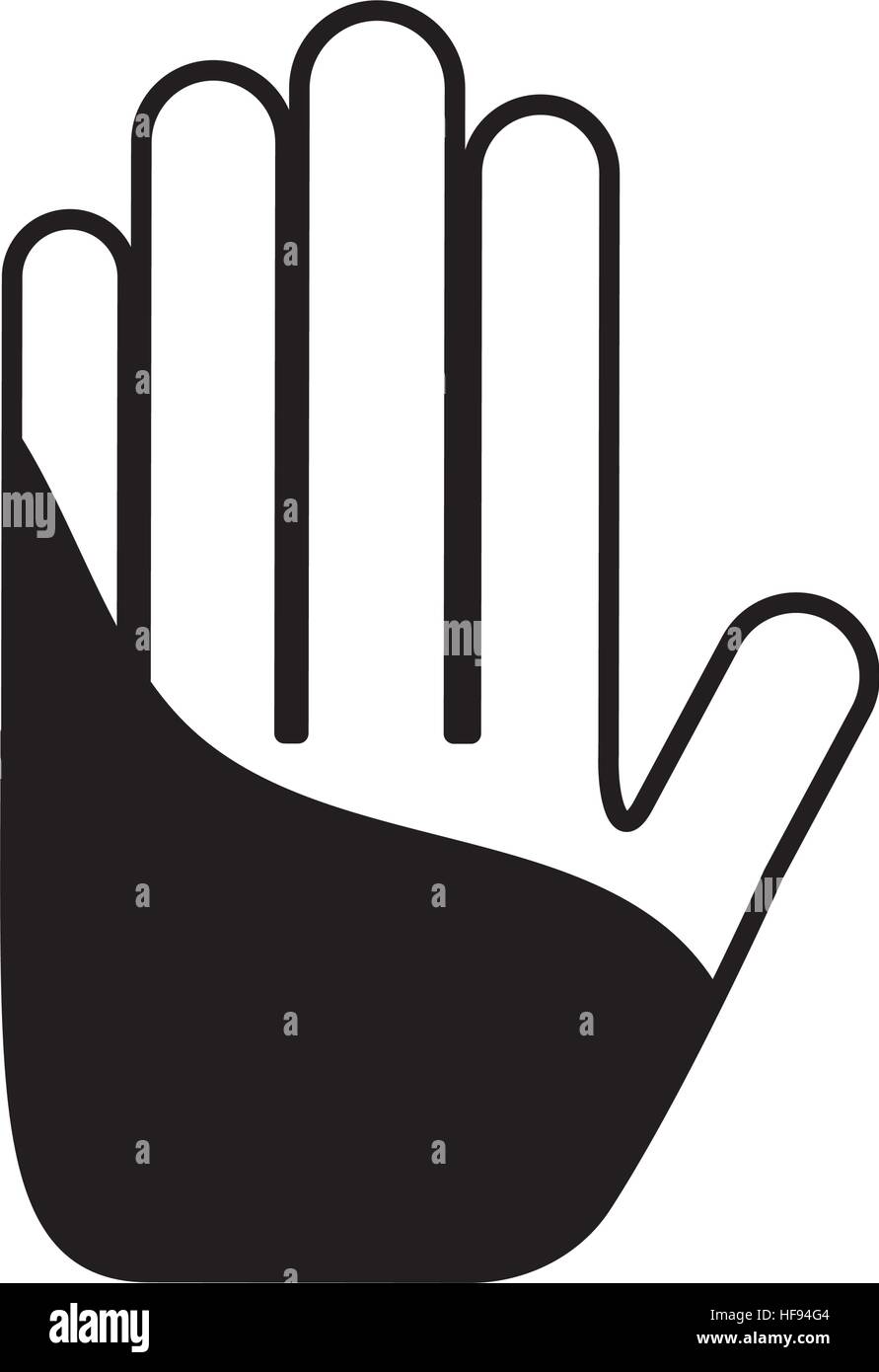 hands human made icon vector illustration design Stock Vector Image ...