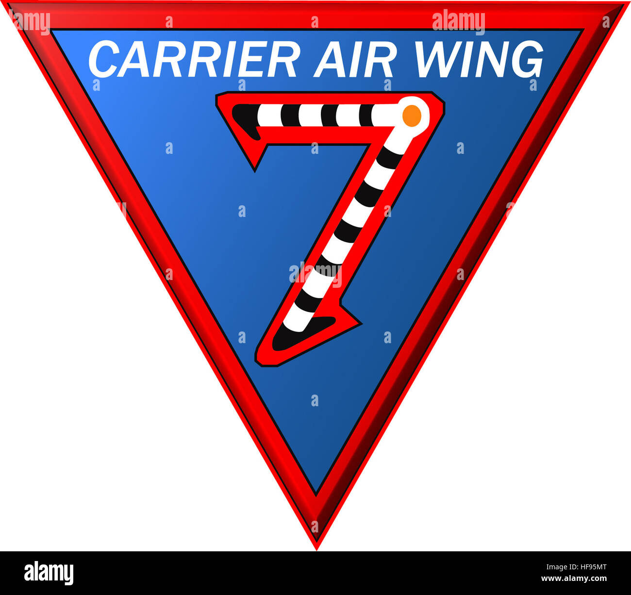 Carrier Air Wing 7 patch (US Navy) 2015 Stock Photo - Alamy