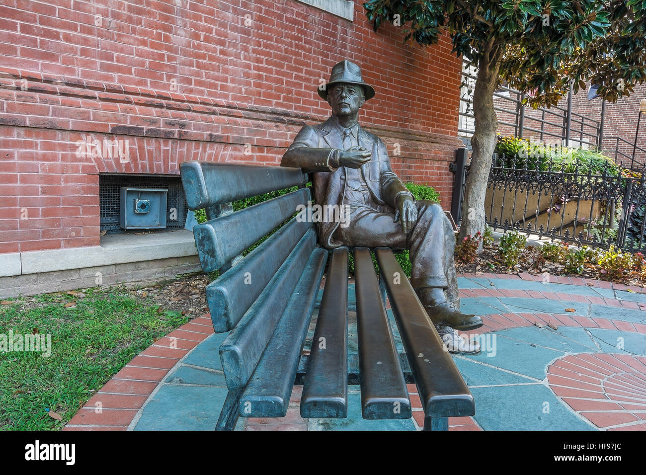 Faulkner's Statue. Stock Photo
