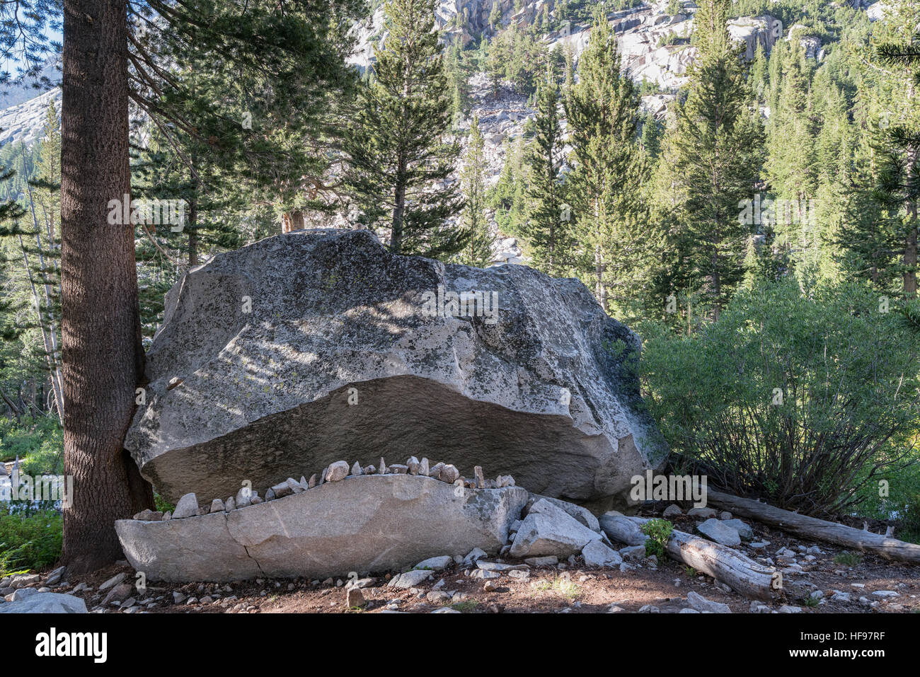 On John Muir Trail, Kings Canyon National Park, California, United States of America, North America Stock Photo